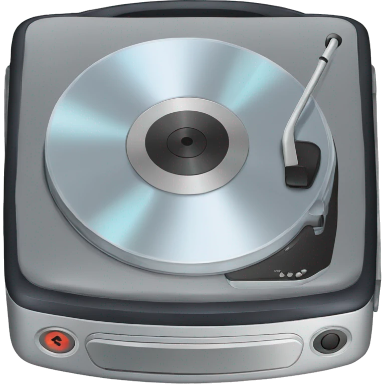 Portable CD player emoji