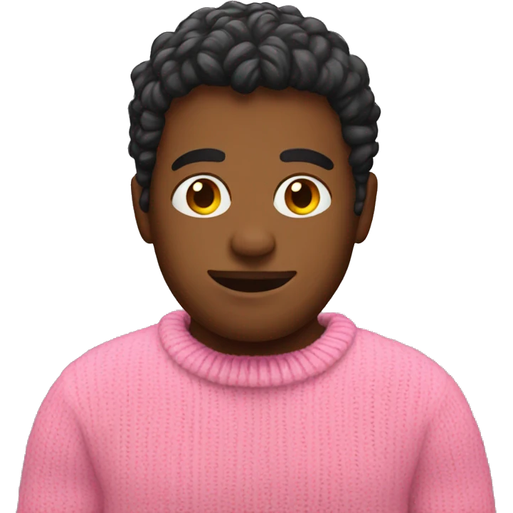 Pink sweater emoji