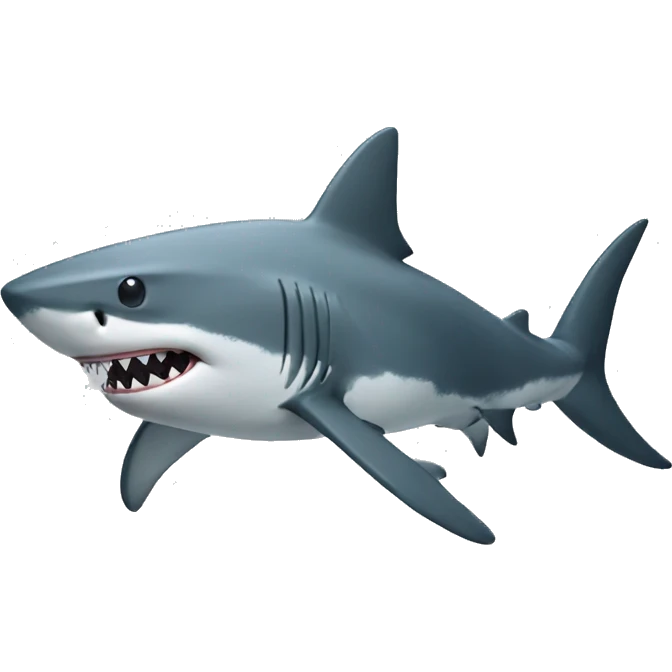 Shark with a gun emoji
