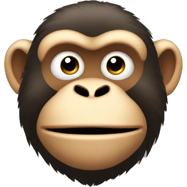 a fat monkey emoji