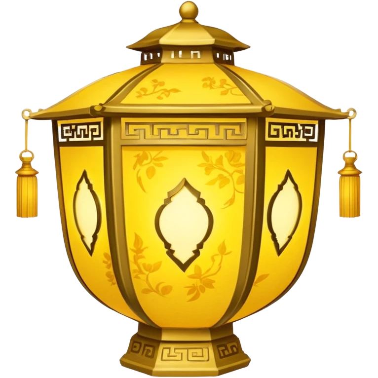 yellow asian lantern emoji