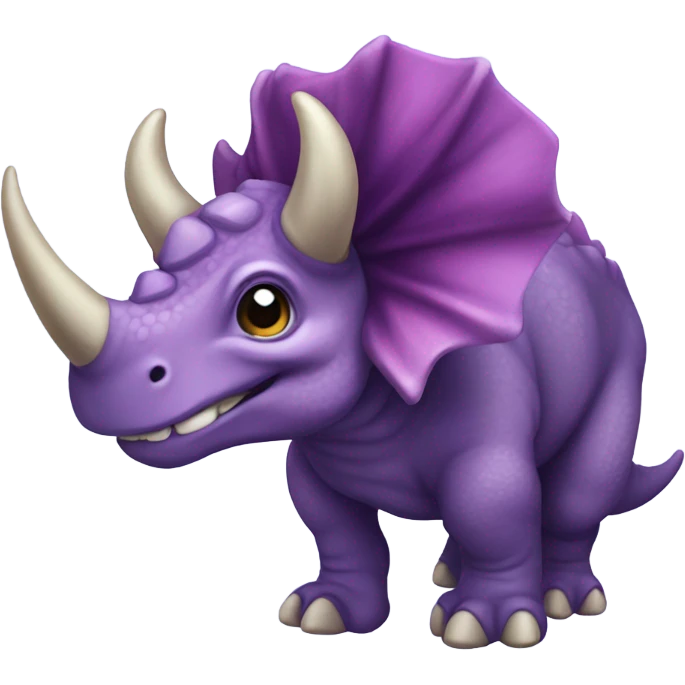 purple triceratops emoji
