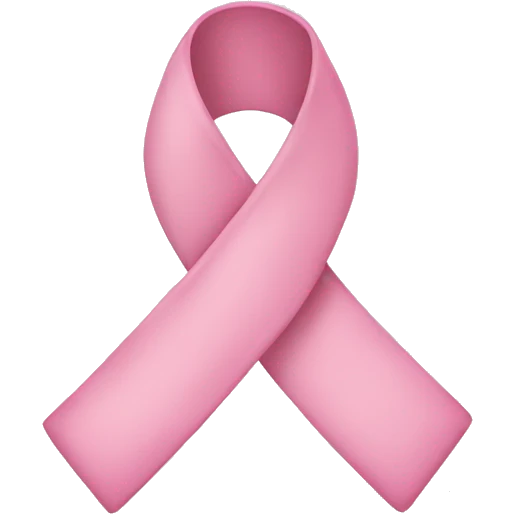 Light pink ribbon emoji