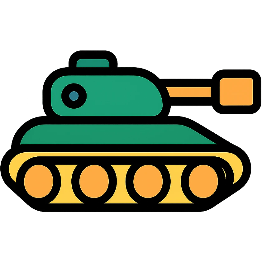 colored tank icon emoji