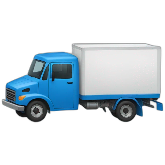 camion bleu emoji