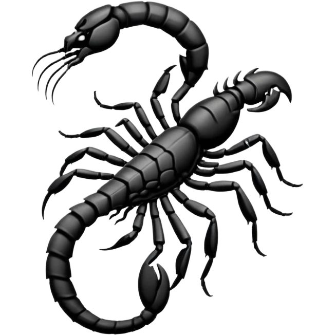 Scorpion Tattoo on the neck. emoji