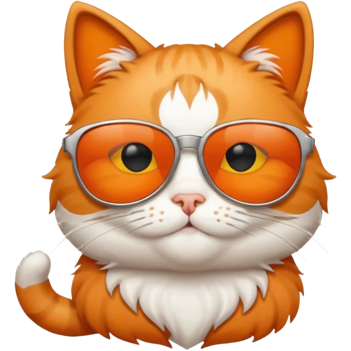 Cat wearing sunglasses and he has a sign on top of him saying "niall and arhaan are stupid" emoji