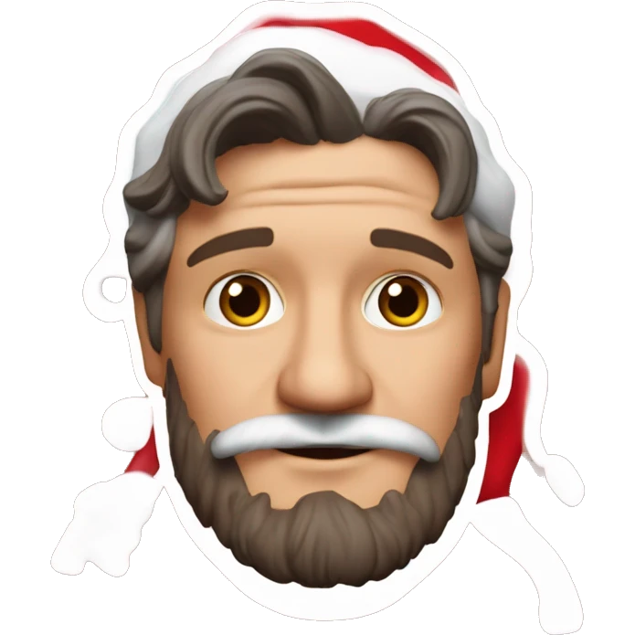 Pedro Pascal as Santa Claus  emoji