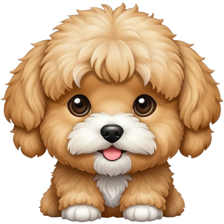 Apricot maltipoo emoji