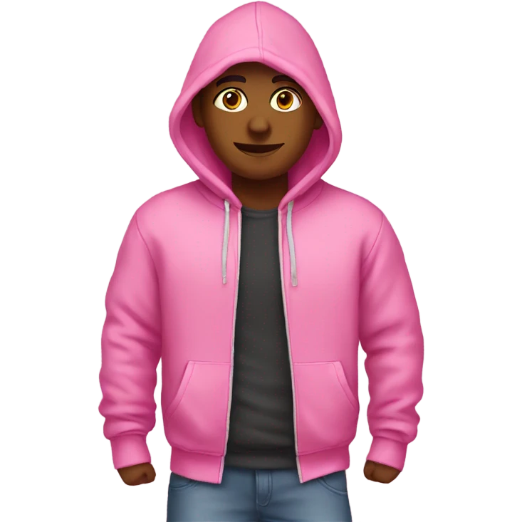 Pink hoodie  emoji