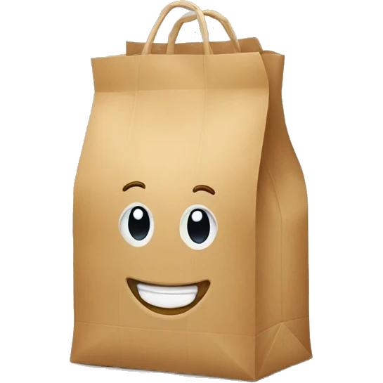 grocery bag emoji