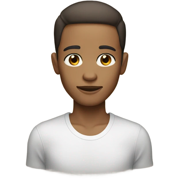 light skin brown eyes skinny  emoji