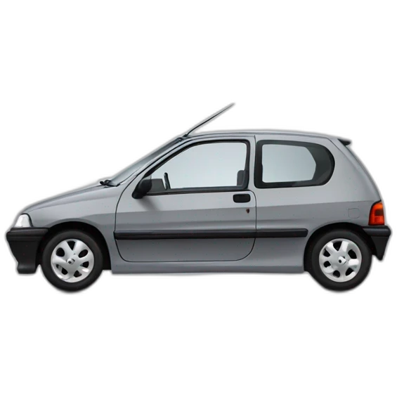 Peugeot 106 gris emoji