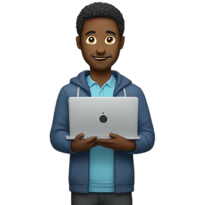 man with laptop emoji