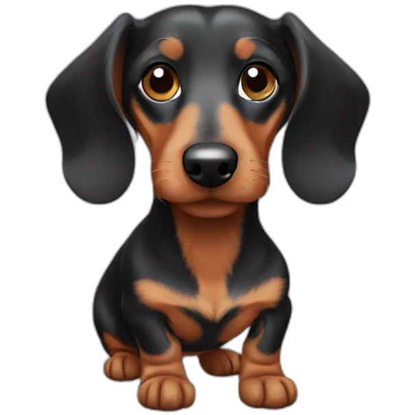 Wired-haired Dachshund emoji