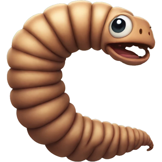 Worm emoji