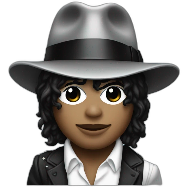 The Castlevannia god dressed like Michael Jackson's iconic Smooth Criminal wear emoji