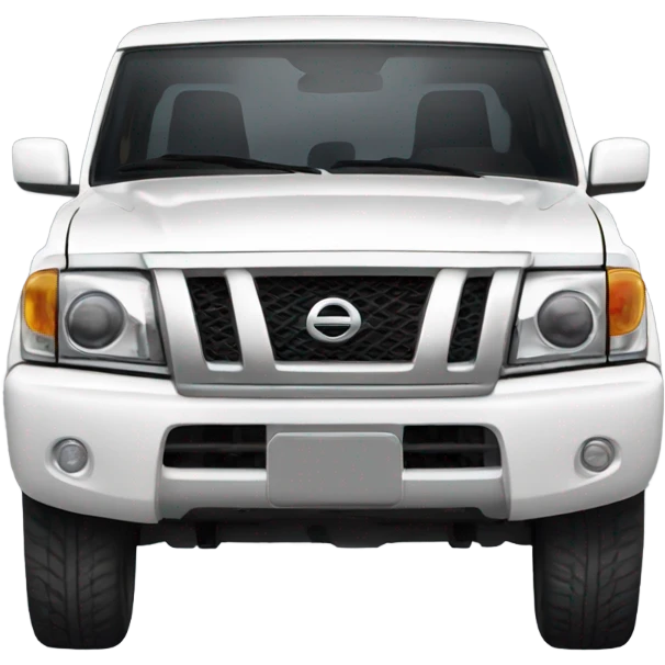 white nissan patrol emoji