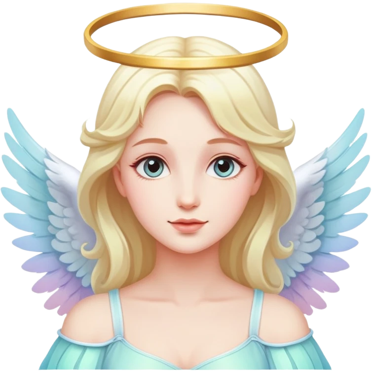 Divine angelic romantic pastel wings  emoji