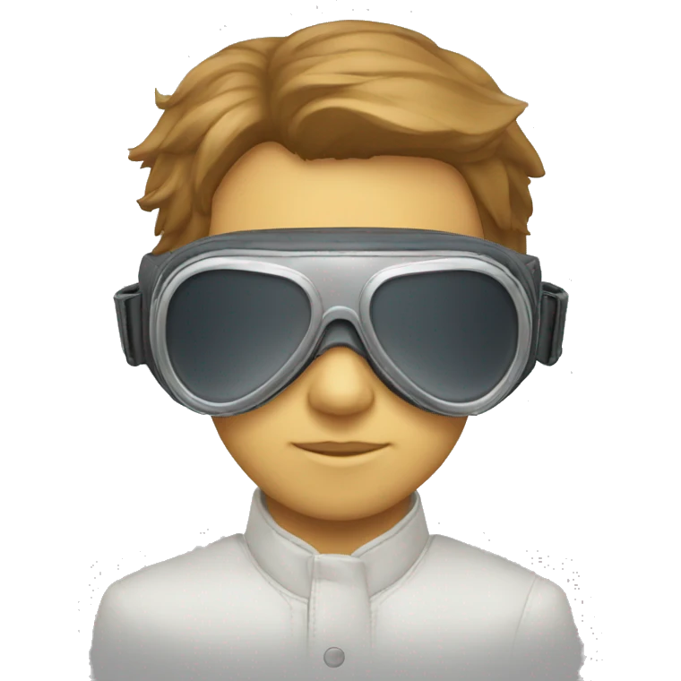 a pair of aviator goggles emoji