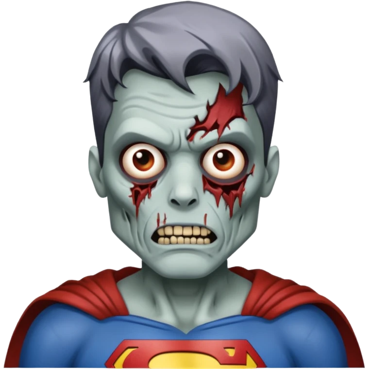 bizarro superman zombie emoji