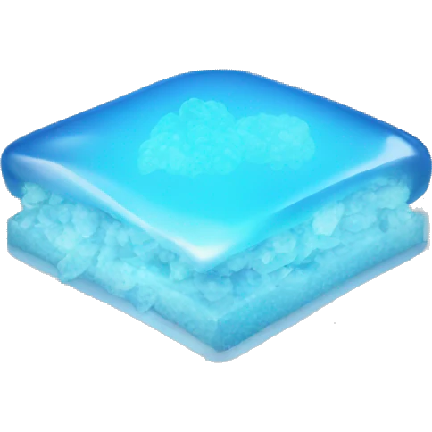 blue hologram food emoji