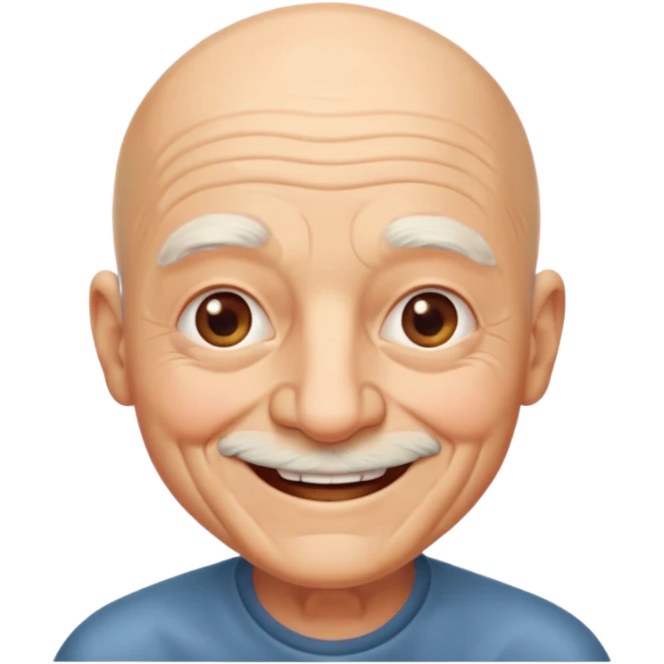 bald grandpa emoji