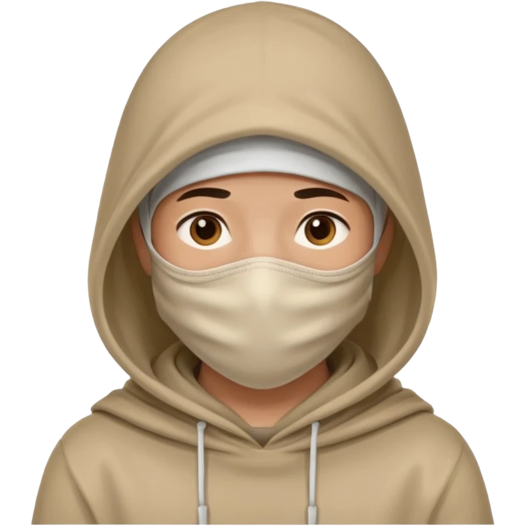 rapperokhăn trùm mặt emoji