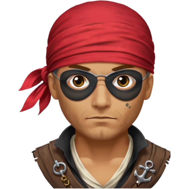 A pirate emoji