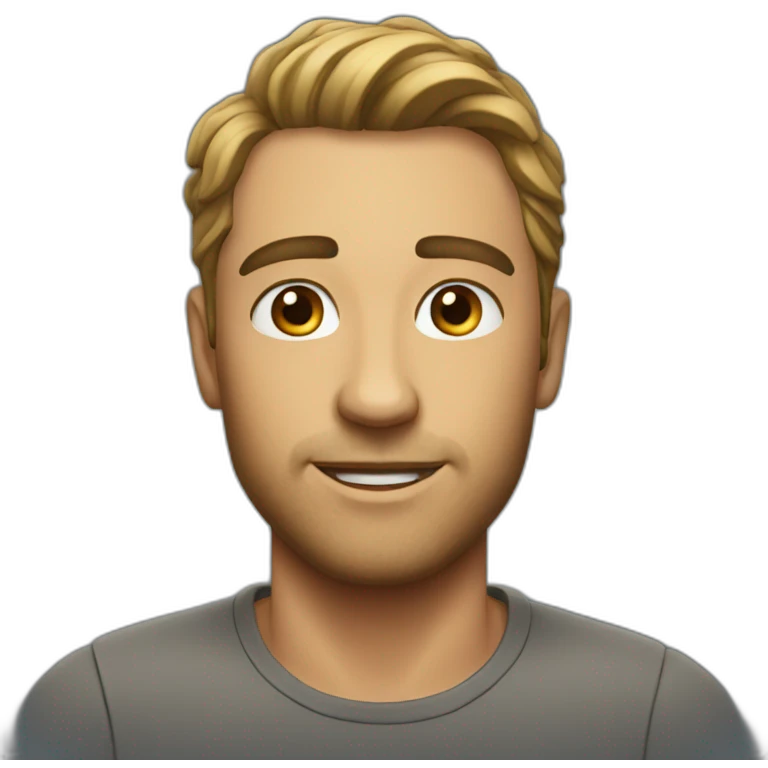 Handsome man emoji