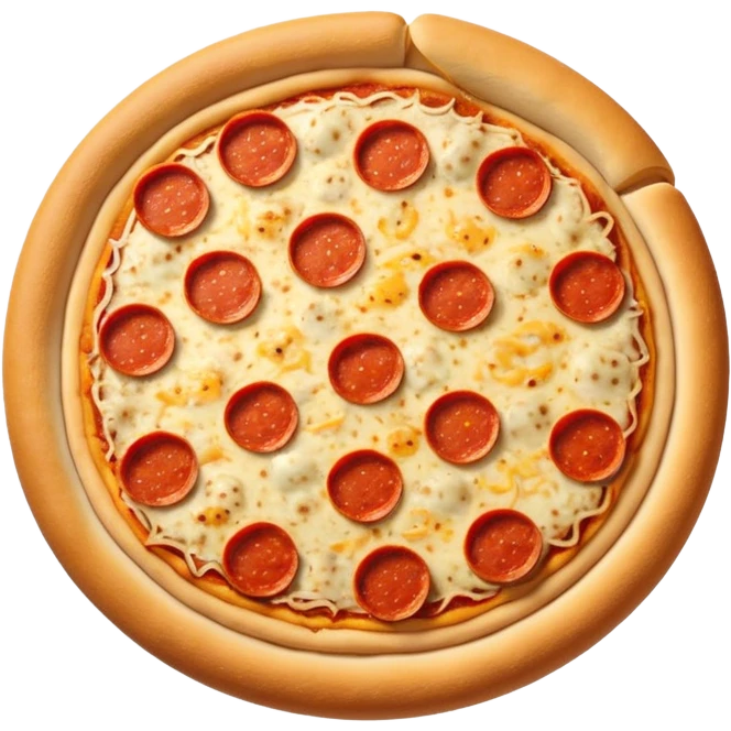 Sausage Pepperoni Extra Cheese Pizza emoji