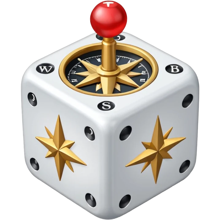 🎲 + 🧭 emoji