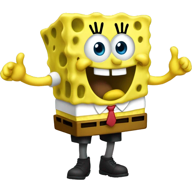 waving Spongebob emoji