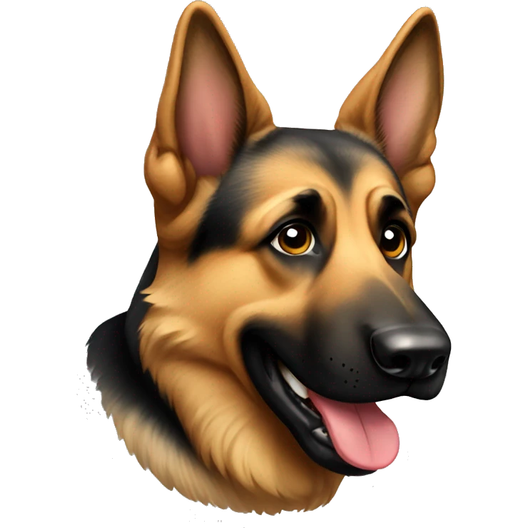 german shepherd dog emoji