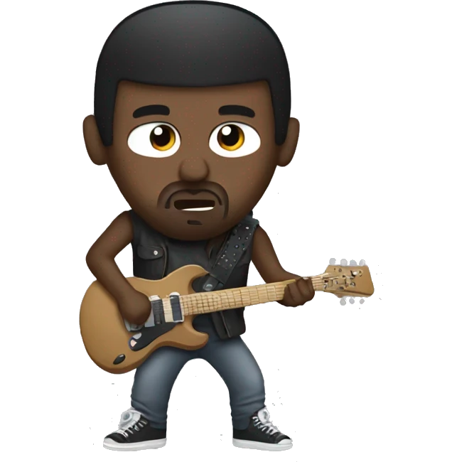 Kanye West rocker emoji