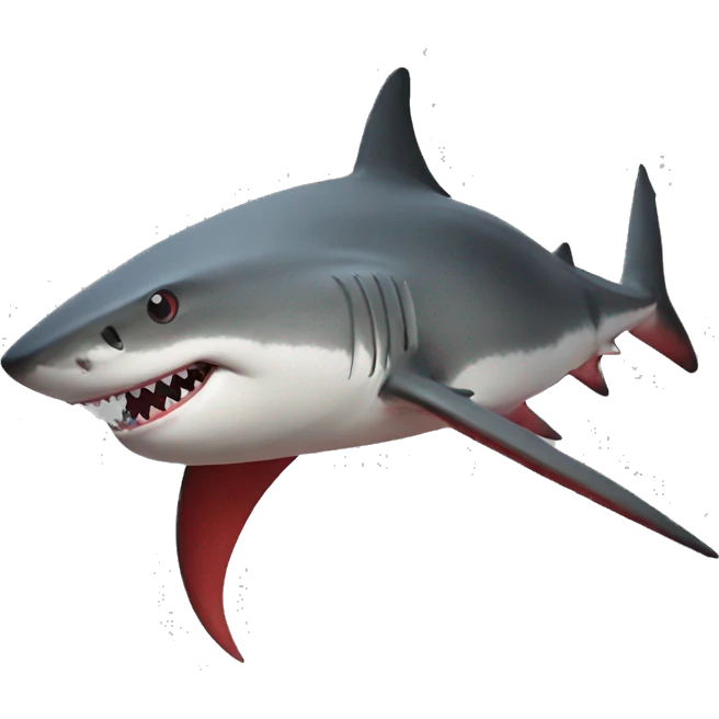 Red Shark emoji