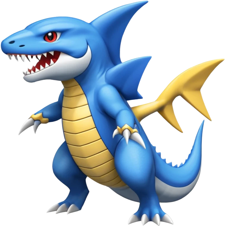 Veemon-Sharpedo-Garchomp-Ampharos-fusion emoji
