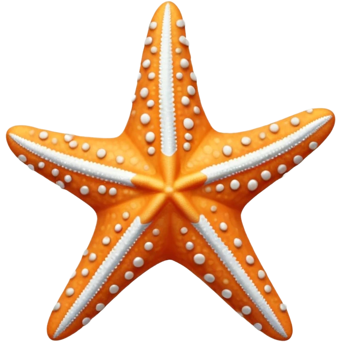 all white star fish emoji