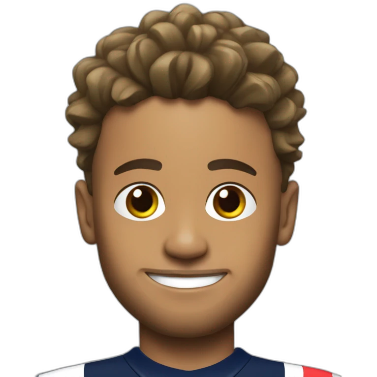 Neymar with Paris jersey  emoji