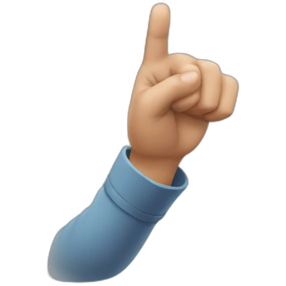 hand pointing downwards emoji
