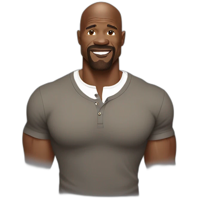 terry crews cartoon wearing henley emoji