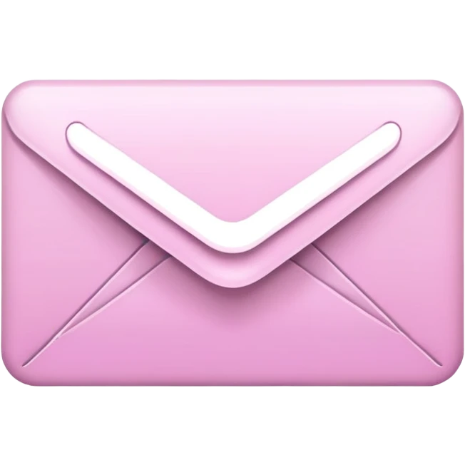 Light pink yahoo email emoji