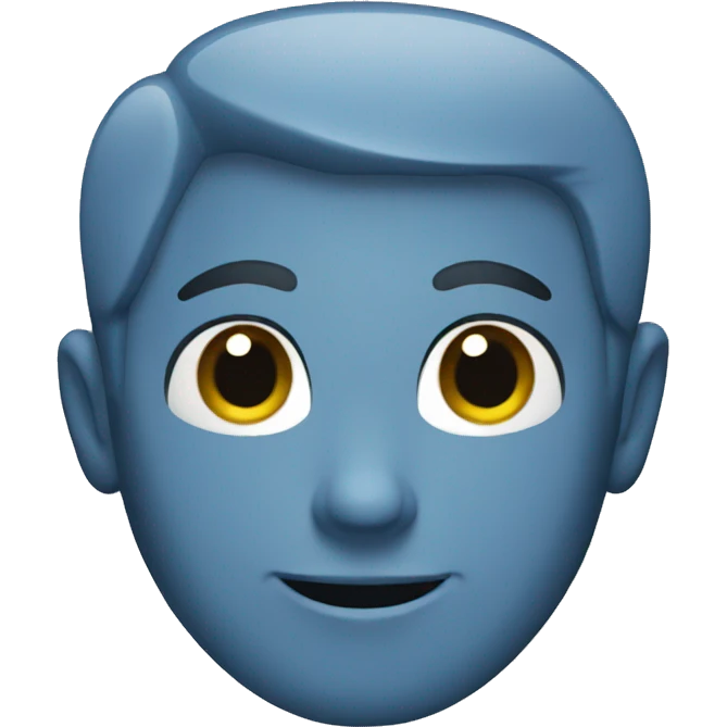 chat blue emoji