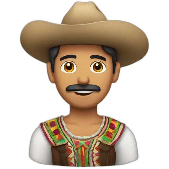 A tipican mexican man  emoji