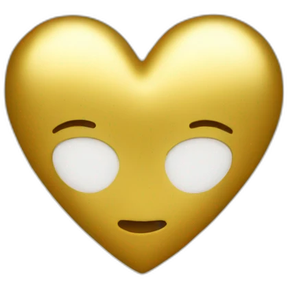 golden heart emoji