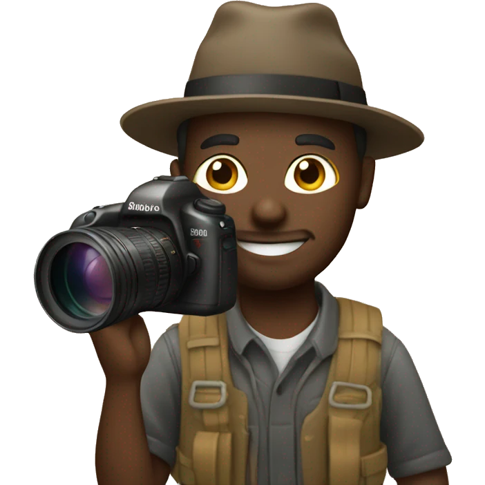 Photographer in field emoji