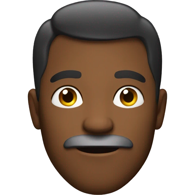 BOLD MAN WITH STARS INSTEAD MOUTH emoji