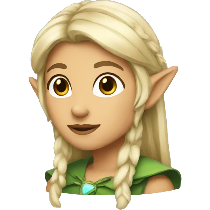 Une femme elfe emoji