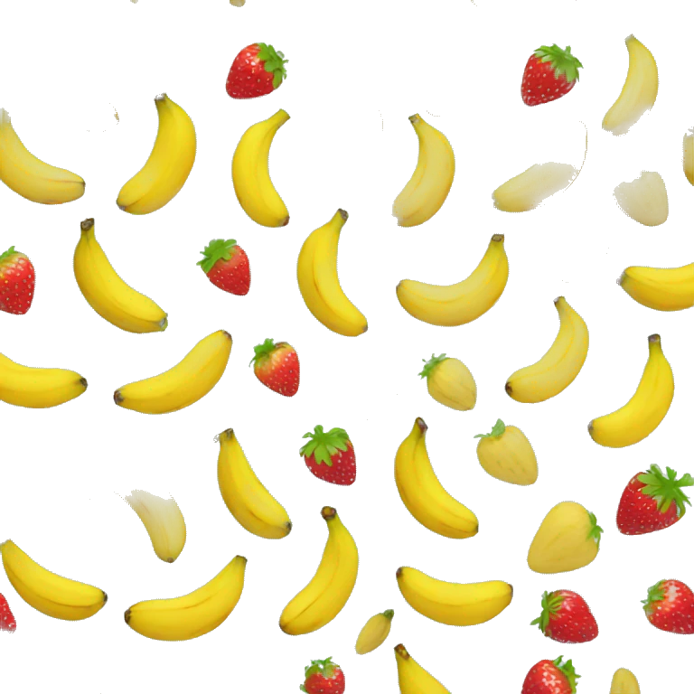 banana strawberry emoji