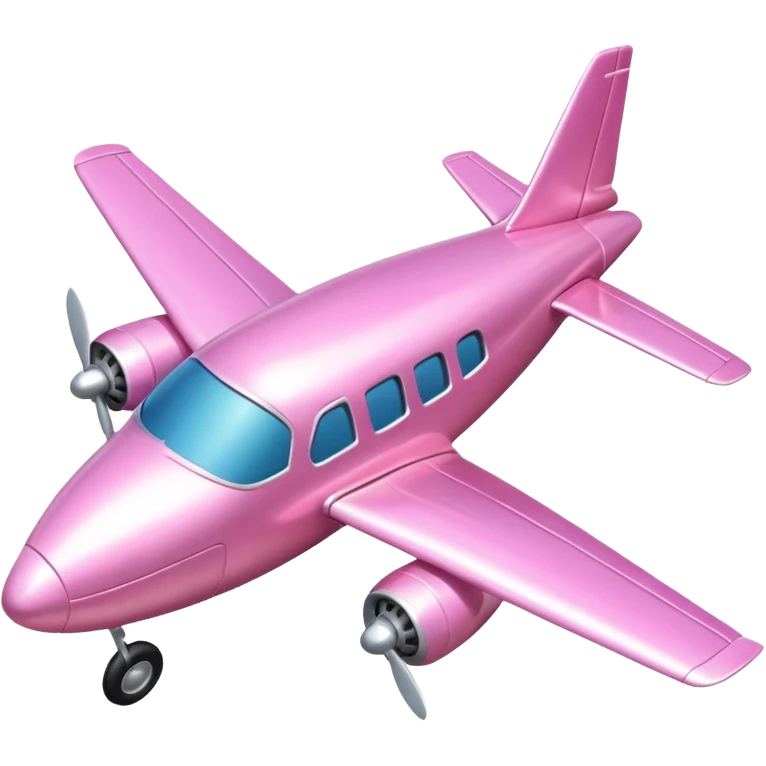 Pink plane emoji